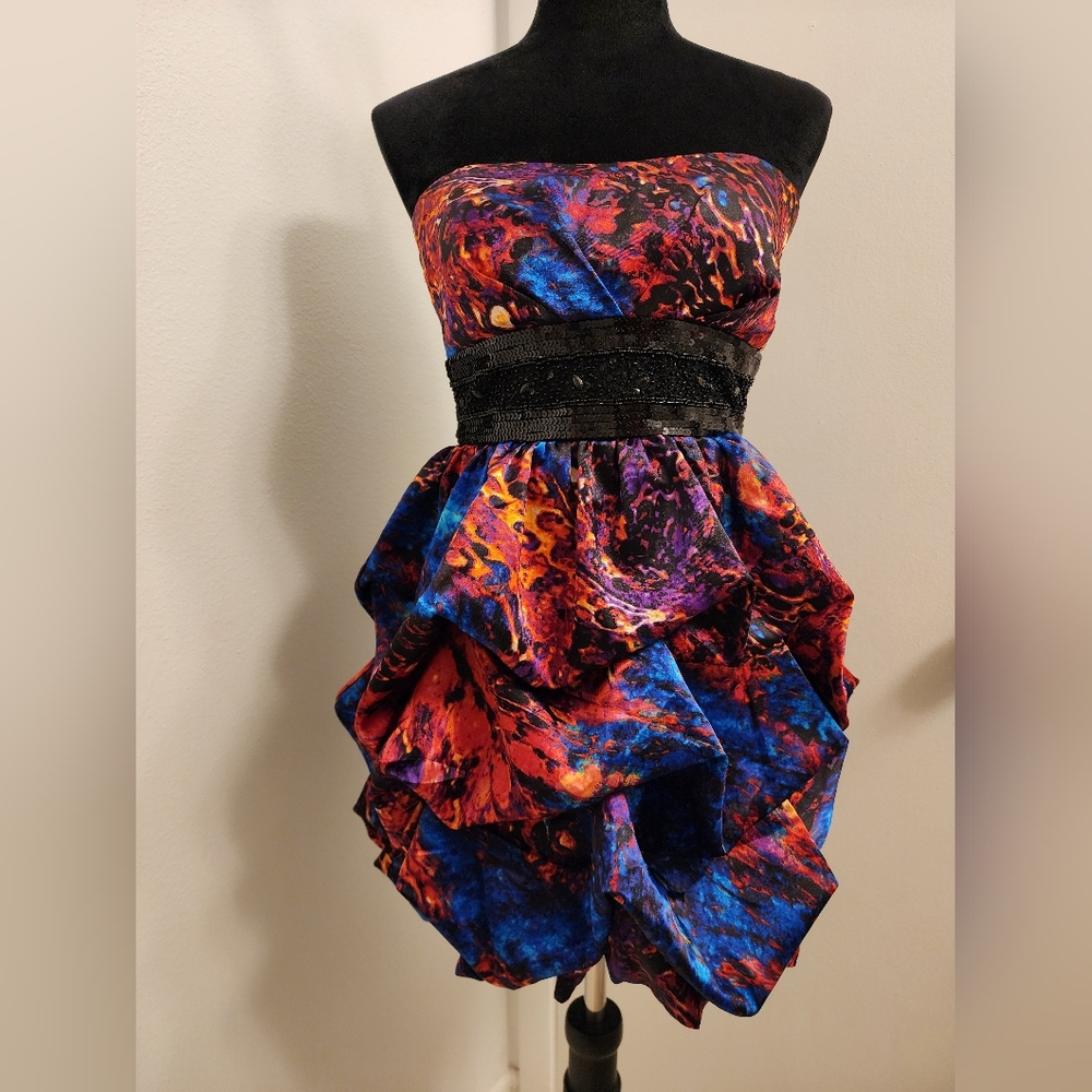 Speechless Strapless Sequin Party Dress - Size 9